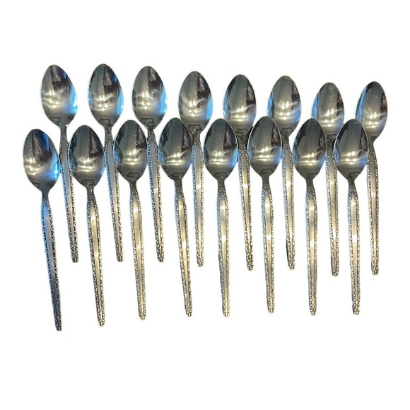 Rogers Ensenada Scroll Stainless Flatware Set 50 Pc‎ Service for 8 Vintage - Picture 4 of 12